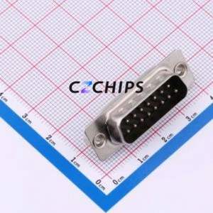 X0115WT7B3 D-Sub/VGA Connector Through hole Component (THT) Connector Standard D-Sub Male 15P Solder Wire Type - Product Image 1