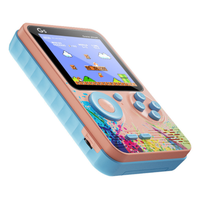 Console de jeu rétro G5 pour la famille, nostalgie de l'enfance, 500 jeux classiques, écran couleur, sortie AV, Macaron, 128 Mo de mémoire, multilingue