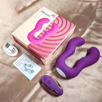 Gode vibrant sans fil télécommandé Stimulateur de clitoris en forme de U pour femmes Jouets sexuels pour femmes couples adultes