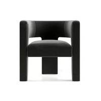 Fauteuil de salon moderne en tissu de luxe nordique avec rembourrage en mousse haute densité, fauteuil de détente individuel