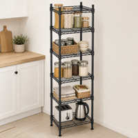 Organisateur de vêtements portable pliable en plastique PP REGILLER pour salle de bain/lessive, gain de place