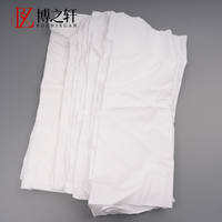 Chiffons de nettoyage industriels BZX pour le secteur hôtelier, en coton 100% recyclé, issus de draps blancs et de serviettes d'hôtel, pour le nettoyage marin et des déchets textiles