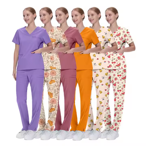 ชุดยูนิฟอร์มพยาบาลสำหรับสตรีผ้าสำหรับศัลยแพทย์/พยาบาลแบบปรับแต่งได้2025ระบายอากาศได้ดี - Product Image 1