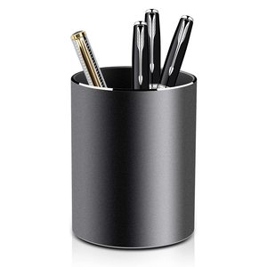 Portapenne dal design unico in ferro di alta qualità con finitura nera, perfetto per organizzare articoli di <span class=keywords><strong>cancelleria</strong></span> <span class=keywords><strong>e</strong></span> forniture per l'<span class=keywords><strong>ufficio</strong></span> - Product Image 1