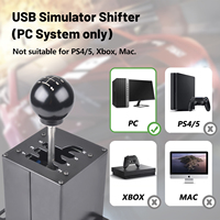 Sistema de frenos Logitech de alta calidad, Sensor Hall de 16 bits, Sim de freno de mano Usb con palanca de cambios 6 + R para juegos de carreras G25/27/29 T300 T500