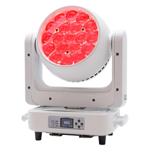 Foco móvil profesional de iluminación escénica de gran venta, blanco R2X Wash 19x25W LED RGBW 4 en 1 con zoom para fiestas y clubes - Product Image 2