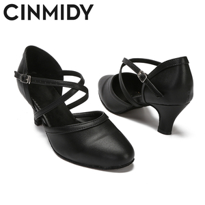Phụ Nữ Của Khiêu Vũ Latin Giày Cho Hiện Đại <span class=keywords><strong>Tango</strong></span> <span class=keywords><strong>Waltz</strong></span> & Phòng Khiêu Vũ Mềm Duy Nhất Dép Bên Thân Thiện - Product Image 5