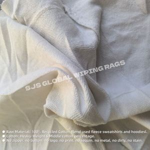 Trapos de Algodón 100% Tejido, Trapos de Felpa Blancos, Paños Industriales para Limpieza, Bolsa de 20 kg, Económicos - Product Image 4