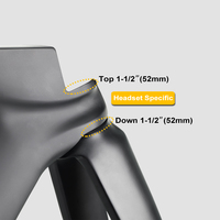 Cadre TT T1100 Entièrement en Carbone pour Course Triathlon, Jeu de Cadres de Vélo Frein à Disque DI2 BB386, Cadre de Vélo Contre-la-Montre 700x28C avec Prolongateurs