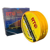 Ruban Réfléchissant Certifié EMARK 2 Pouces x 150 Pieds, Ruban de Conspécité, Rouleau de Radium, Autocollant Réfléchissant Luminescent pour Camions