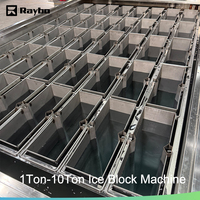 Machines à fabriquer des blocs de glace RAYBO 1 tonne, 2 tonnes, 5 tonnes, 10 tonnes, machines à fabriquer des glaçons comestibles commerciales