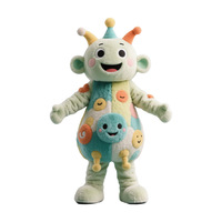 Festival belle mascotte Costume grand personnage de dessin animé Animal monstre peluche mascotte Costumes Costumes de mascotte personnalisés avec des vêtements