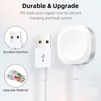 Chargeur magnétique sans fil rapide à prix d'usine pour Apple Watch Series 9 8 7 6 5 4 3 2 1 – Câble de charge magnétique USB pour montre