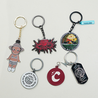 Porte-clés promotionnels en métal personnalisables, accessoires de porte-clés par sublimation, souvenirs touristiques, vente directe usine