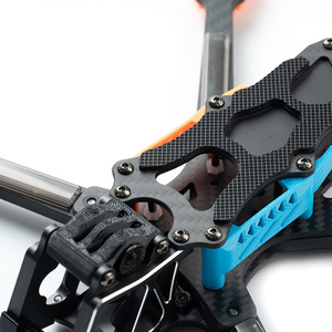 إطار كونكر فلاش نايت 5 بوصة من ألياف الكربون لطائرات FPV مع محرك بدون فرش، تصميم خفيف الوزن وقوي لتجميع طائرات السباق FPV ذاتية الصنع - Product Image 4