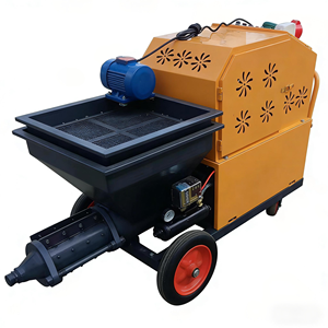 Pompe à pulvérisation de plâtre électrique robuste 220V à haute efficacité pour les travaux de construction et les applications de mortier de <span class=keywords><strong>ciment</strong></span> - Product Image 6