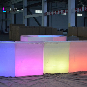 LEDA 2023 gran oferta Super Popular RGB brillante Bar Mesa sillas decoración para fiesta deshierbe eventos de cumpleaños - Product Image 6
