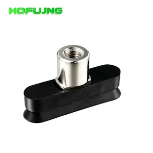 HOFUJNG Ventosa de vacío de goma de silicona ovalada larga de 5x8 con doble orificio, blanca/negra, para máquina de envasado de bolsas abiertas - Product Image 3