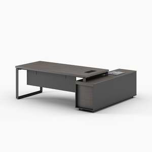 Modern Luxury Office Cabinet L-shaped Director Wooden Office Furniture <b>Set</b> Manager Executive <b>Desk</b> - Product Image 4