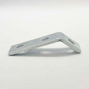 Soporte de ángulo de acero galvanizado duradero de <span class=keywords><strong>45</strong></span> grados con 2 orificios para refuerzo diagonal de tuberías con canal en C ranurado - Product Image 3