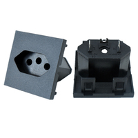 IEC 10A 20A 250V PDU AC-02 CE Brésil AC Power Inlet AC Connecteur Inlet 3 Round Pin Extension Socket
