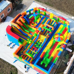 <span class=keywords><strong>Parc</strong></span> <span class=keywords><strong>d</strong></span>'attractions gonflable personnalisé grand parcours du combattant Fun City <span class=keywords><strong>parc</strong></span> <span class=keywords><strong>d</strong></span>'attractions interactif gonflable géant - Product Image 2