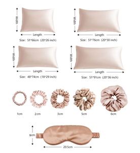 Factory Price Customized Embroidery Solid Color Satin Silk Knitted American <b>Light</b>-Blocking <b>Sleep</b> Eye Mask Beauty - Product Image 4
