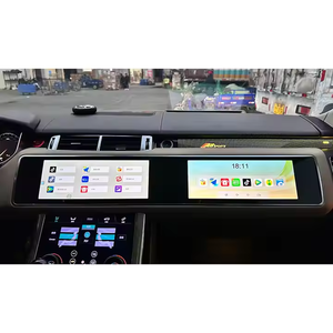 Krando 24.6 "unité principale à double écran Android lecteur DVD de voiture moniteur tactile pour Land <span class=keywords><strong>Range</strong></span> <span class=keywords><strong>Rover</strong></span> Vogue L405/<span class=keywords><strong>Sport</strong></span> L494 CarPlay Gps - Product Image 1