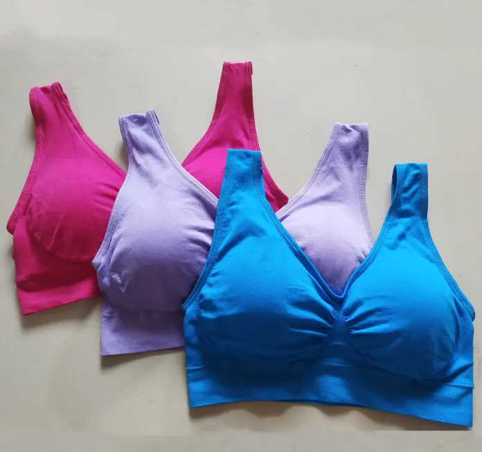 Sutiã push up sexy sem costura, roupa íntima, roupa íntima, sem costura, com bojo, na dinamarca, japonesa, 3, pçs/set