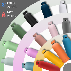 Topnovo Factory Product Custom Personalized Leakproof Sport Insulated Mountain Narrow Matte Stainless Steel Water Bottle - Product Image 6