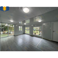 Casa Contenedor Prefabricada, Apartamento Modular de Acero, Diseño Moderno, Expandible, con Baño y Cocina, para Campamentos en Obras de Construcción