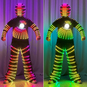 <b>Illuminated</b> Armor Set Light-Up Costume Stage Performance Unisex LED Suit Props - Product Image 1