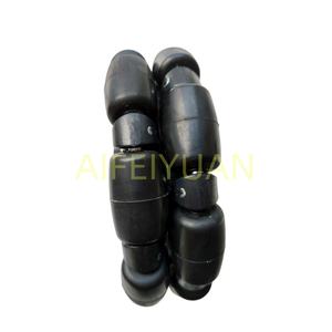 Venda quente 360 ° Movimento Omnidirecional 125mm PU <span class=keywords><strong>Omni</strong></span> Roda 2LR-125 Gery Rodízio Giratório 2LR-125 Poliuretano Preto Omnidirection - Product Image 2