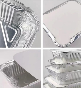 Laixindisposable nhôm thực phẩm Khay nhôm lá phục vụ phục vụ phục vụ khay takeaways - Product Image 3