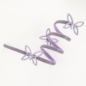 รองเท้าส้นสูงผู้หญิงประดับเพชรและคริสตัลรูปผีเสื้อสำหรับงานปาร์ตี้ ขายตรงจากโรงงาน - Product Image 6