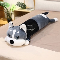 Peluche géante personnalisée Husky, jouet en peluche, oreiller en peluche, fabricant OEM pour cadeau d'anniversaire