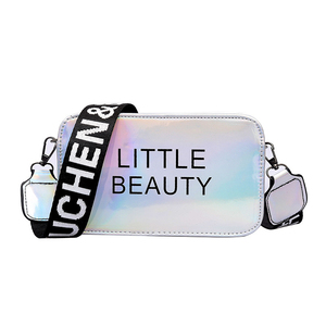 Damenmode Laser PVC Transparente Cross body Messenger Sling Brusttasche Neues Design Umhängetaschen - Product Image 1