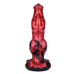 Fantasy Dildo Dog Series <span class=keywords><strong>Rafael</strong></span> Consolador de silicona con ventosa/Tapón anal femenino Juguete sexual de sensación realista - Product Image 2