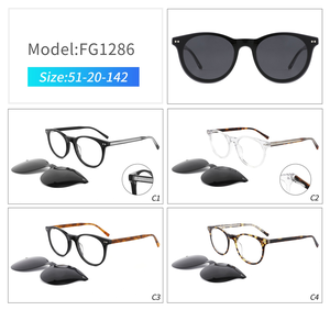 แว่นตากันแดดโพลาไรซ์สำหรับผู้หญิงขายดีมากแว่นตาแบบคลิปออนสำหรับผู้ชายกรอบวัสดุอะซิเตท - Product Image 5