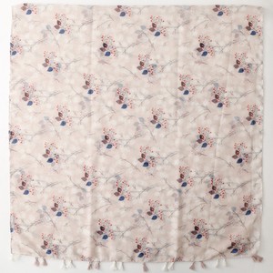 Nuevas bufandas elegantes con estampado floral, sensación de algodón, para mujer, de verano, suaves, delgadas, de viscosa, estampadas, con borlas. - Product Image 3