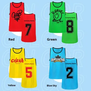 Mùa Hè Bộ Sưu Tập Cross-Biên Giới Nhà Sản Xuất Bán Buôn Lưới Chiến Đấu Phù Hợp Với Đào Tạo Vest Mở Rộng Số Thẻ Đội Xây Dựng - Product Image 3