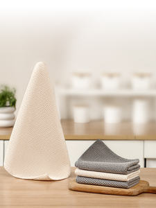 Paños de Microfibra Jacquard Multifuncionales Antibacterianos, Paño de Limpieza de Microfibra con Textura de Grano de Maíz, Paño de Cocina Suave de Secado Rápido - Product Image 2