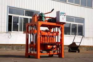 <strong>QMJ4</strong>-40 Hollow Sand <strong>Block</strong> <strong>Concrete</strong> Cement Paver Brick Making Machine - Product Image 5