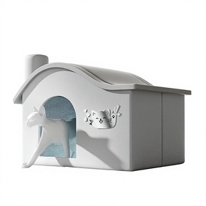 Cama para Gatos con Aire Acondicionado, Gadget Refrescante de Verano, Tela Oxford, Malla de Doble Capa, Diseño Abierto, <span class=keywords><strong>Casa</strong></span> de Hielo para Mascotas - Product Image 1