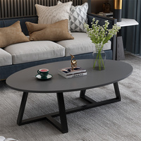 Table basse moderne de luxe YQ Forever, plateau rond en marbre, pieds en métal, mobilier de salon
