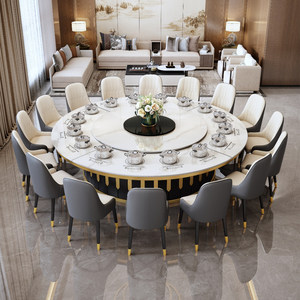 Ensemble <span class=keywords><strong>de</strong></span> table à manger <span class=keywords><strong>de</strong></span> <span class=keywords><strong>chaises</strong></span> <span class=keywords><strong>de</strong></span> cuisine modernes rondes extensibles et rotatives en pierre <span class=keywords><strong>de</strong></span> marbre assortie - Product Image 1