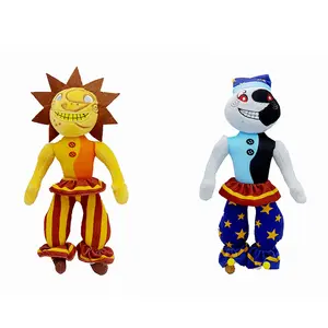 25 cm חדש Fnaf אבטחת Sundrop ו Moondrop בובת Creative משחקי זריחת בוס צעצועי שמש ליצן ממולא בפלאש צעצוע ילדים