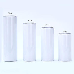 Modern Portable Slim Stainless Steel Thermos Cup Cross-Border Wholesale Double Wall Vacuum <strong>Sublimation</strong> <strong>Tumbler</strong> Metal - Product Image 1