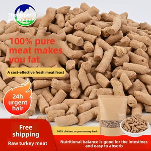 Friandises lyophilisées pour animaux de compagnie : Os de dinde et poulet, viande pure 100% riche en protéines pour chats et chiens, pour la santé des molaires. Vente en gros usine. - Product Image 1