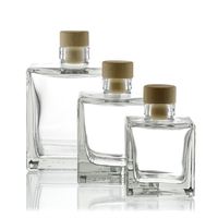 Mini Botella de Vidrio para Muestra de 30ml 40ml 50ml 100ml para Alcohol, Jugo, Bebidas, Vino y Licor con Tapa de Rosca
